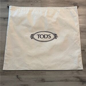 Tod's Cream Logo Dust Bag